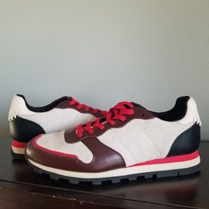 COACH Mens Hairy Suede Casual Trainer shoes sz 9.5
